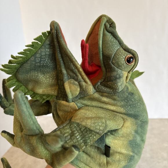 Folkmanis Green Iguana Lizard Puppet Plush 30" Realistic Stuffed Animal Toy Gift - Picture 16 of 16